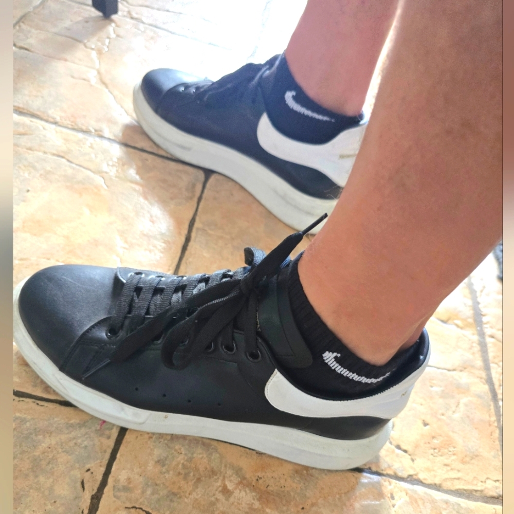 Alexander McQUEEN Black and White Sneakers